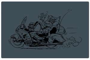 The Gold Wing door mat